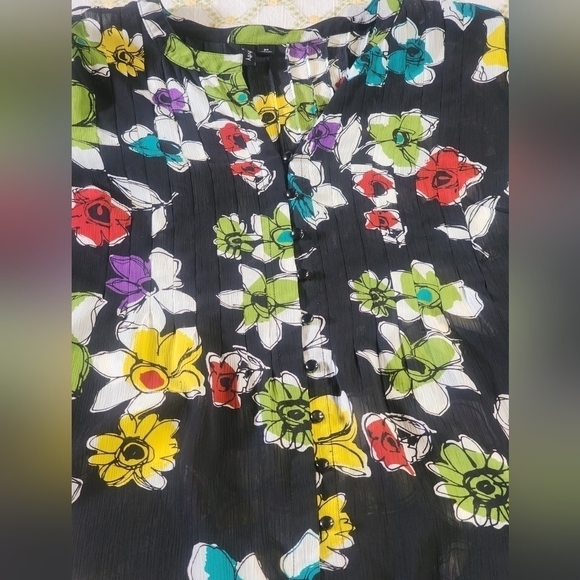 Relativity Plus Blouse 2x - Picture 5 of 8